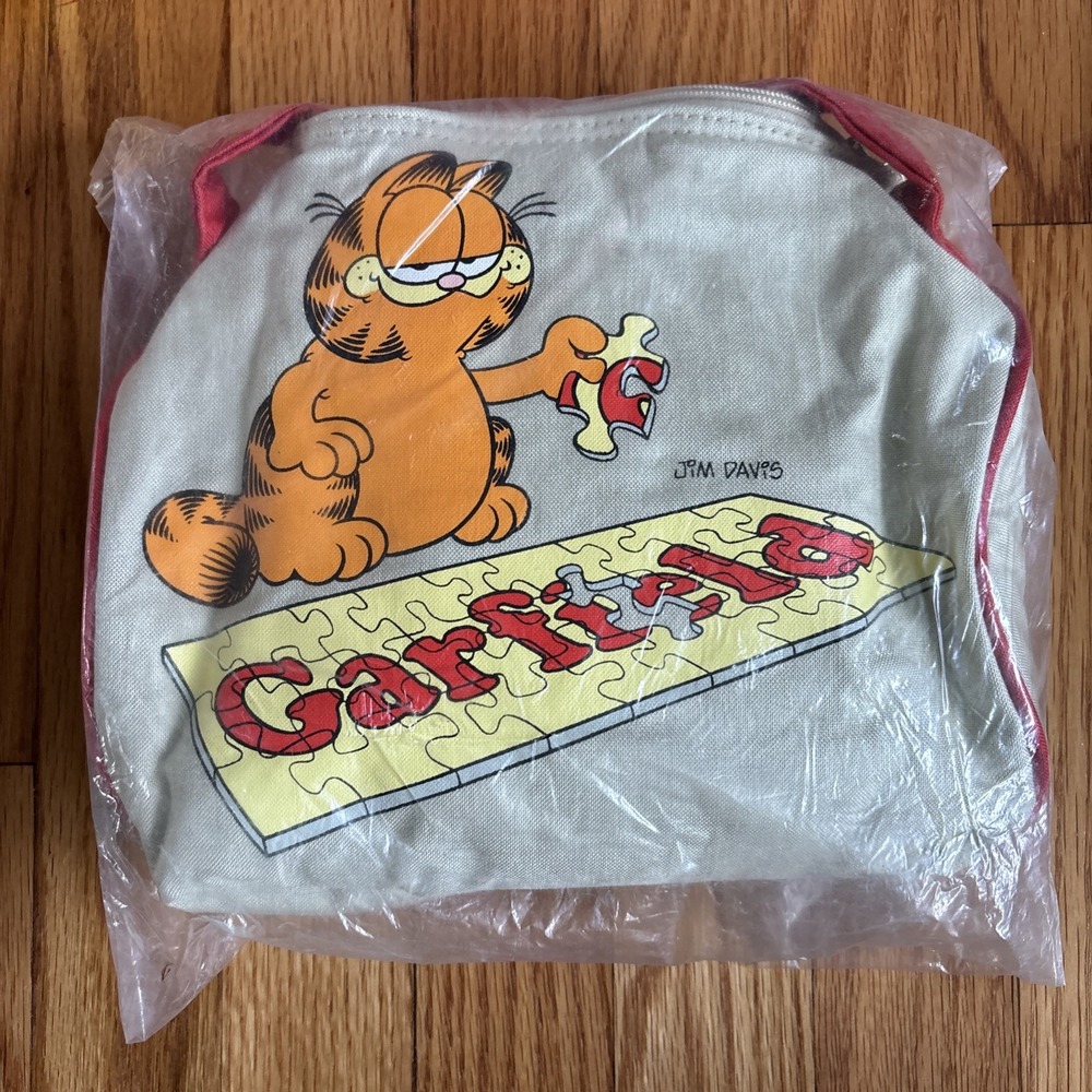 BRAND NEW GARFIELD THERMOS INSULATED LUNCH BOX BAG W/ NO THERMOS BOTTLE